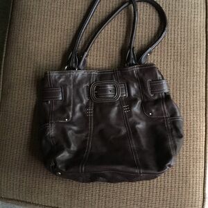 Clarks Dark Brown classic purse/satchel